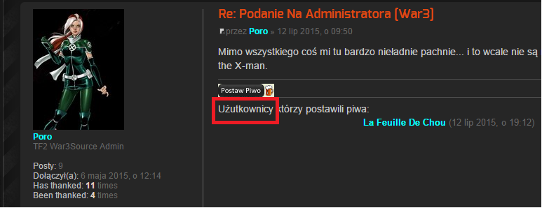 Zamiast &quot;Użytkownicy&quot; pisze &quot;UżUtkownicy&quot;